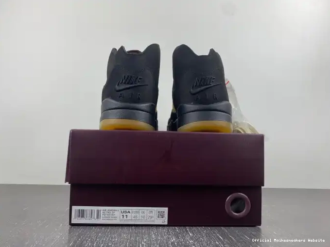 Official Maikesneakers Maniere Black Air Ma x A FD1330-001 5 Jordan 0522